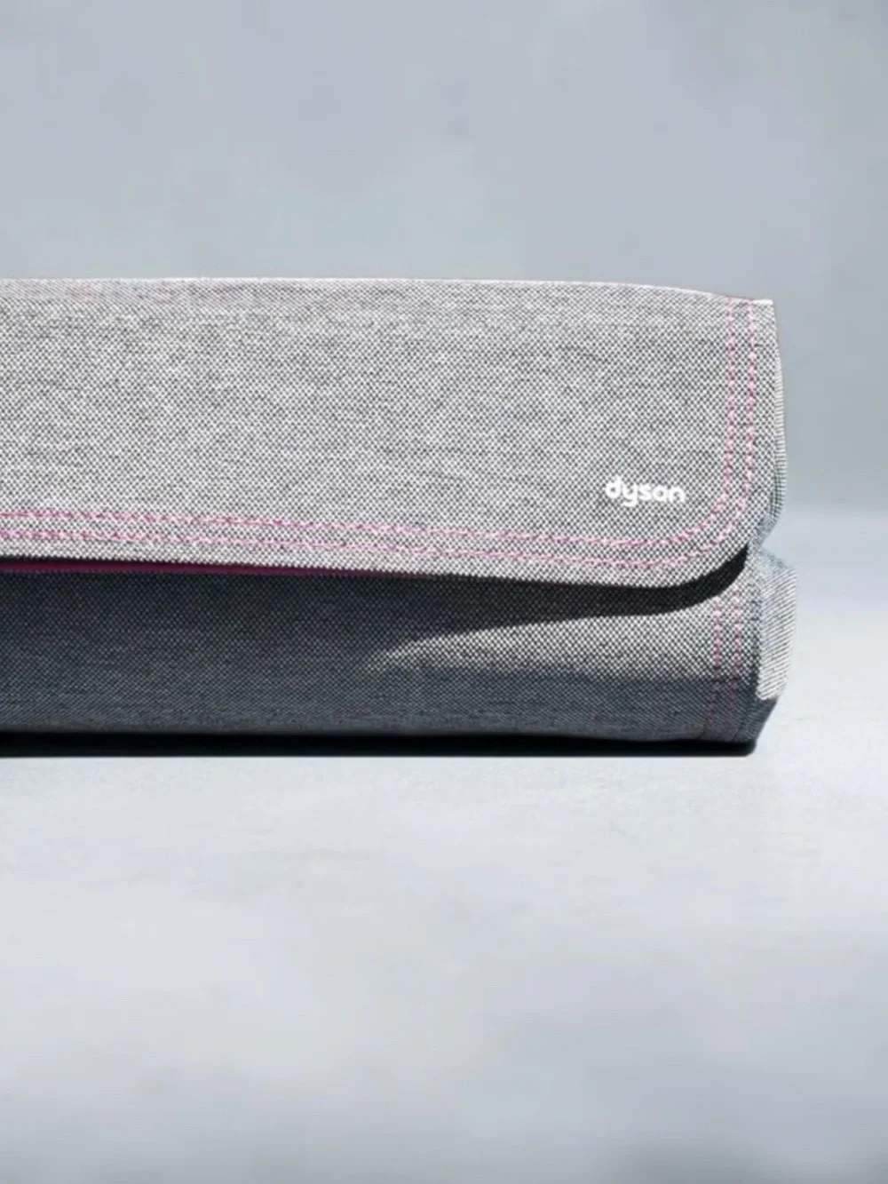 Dyson Supersonic Hair Dryer Travel Storage Bag Grey Pink Piping
